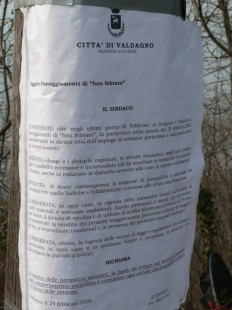L'emendamento del sindaco per Fora Febraro 2009